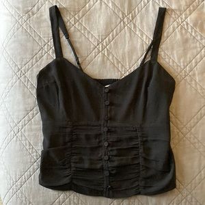 NWOT Abercrombie Button Front Tank